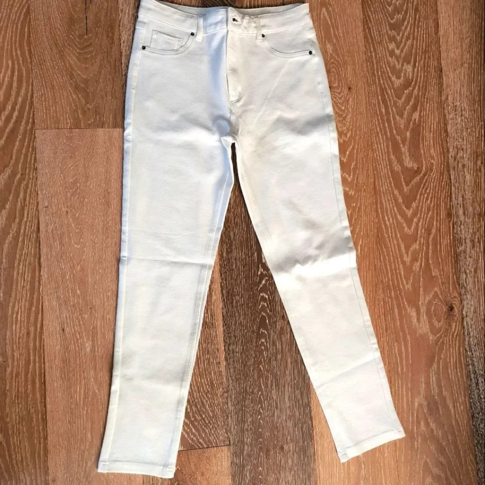Clearance - White Skinny Fit Pants - Picture 2 of 5
